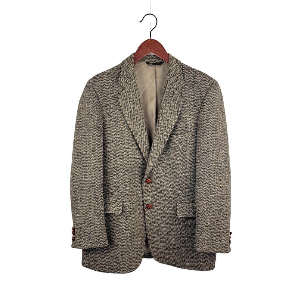 VTG Harris Tweed Scottish Wool Blazer